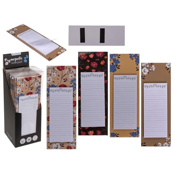 2-Pack - Magnetiskt Block / Anteckningsblock - Fäst på kylskåpet