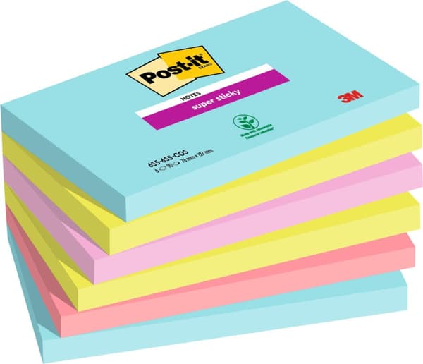 Notes POST-IT SS Cosmic 76x127mm 6/fp