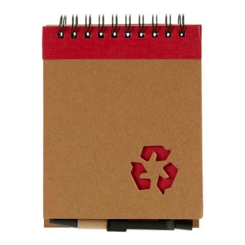 Spiral Notebook with Pen (1 x 10 x 13 cm)
