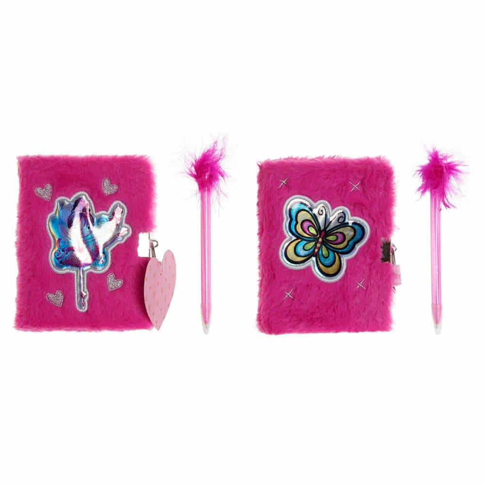 Notebook DKD Home Decor Pink (2 pcs) (16.5 x 30 x 16.5 cm)