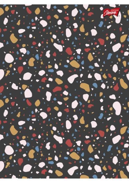A5 notebook 96k grille terrazzo hardcover margin QS-2576 price for 1 pc