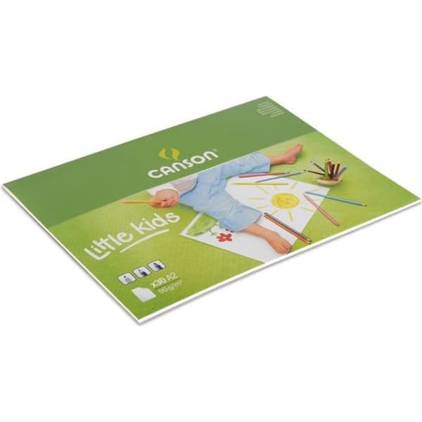 CANSON Block 30 Ritblad 2 år+ Vit A2 90g