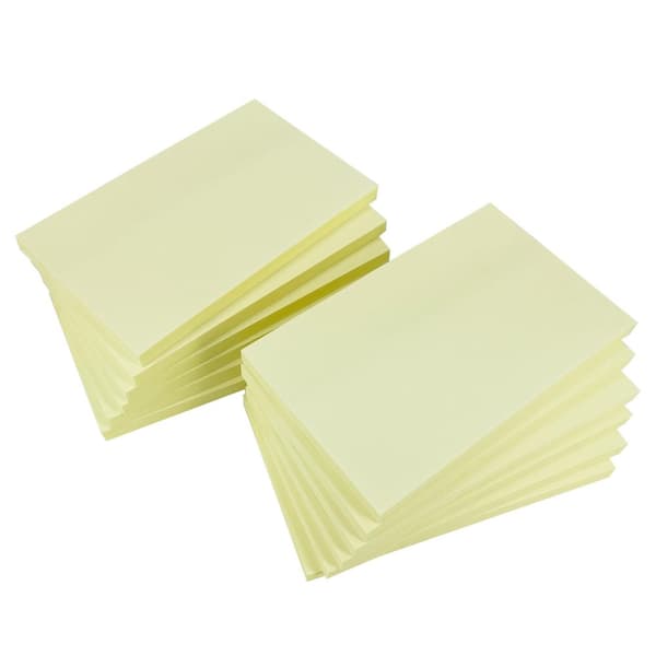 Notes LYRECO prem 75x125mm gul 12/fp