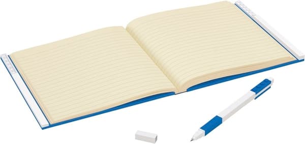 LEGO Stationary Anteckningsbok med Lås & Penna, Blå