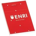 Miniatyrbillede 2 af 3: Notesblokken ENRI Rød A4 80 Ark 4 mm (5 enheder)