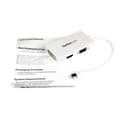 Miniatyrbild 6 av 6: StarTech.com A/V-reseadapter: 3-i-1 Mini DisplayPort till VGA DVI eller HDMI-omvandlare Vit