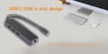 Miniatyrbillede 9 af 10: i-tec Advance USB-C Slim Passive HUB 3 Port + Gigabit Ethernet Adapter