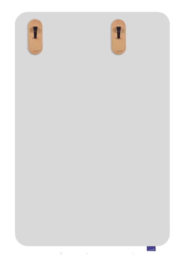 Pappershållare WOODEN magnetisk 2/fp