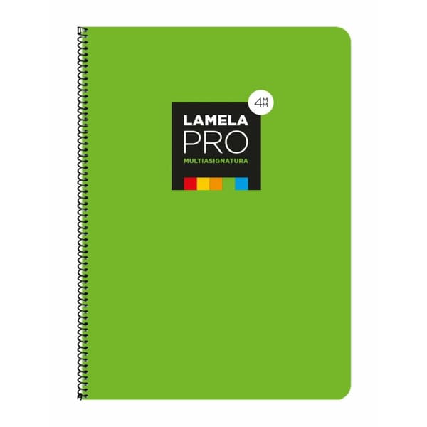 Notesbog Lamela Multifarvet Din A4 5 Dele 100 Ark