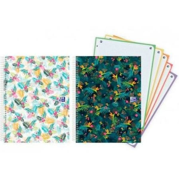 Notesbog Oxford Europeanbook 5 Blossom A4 (5 enheder)