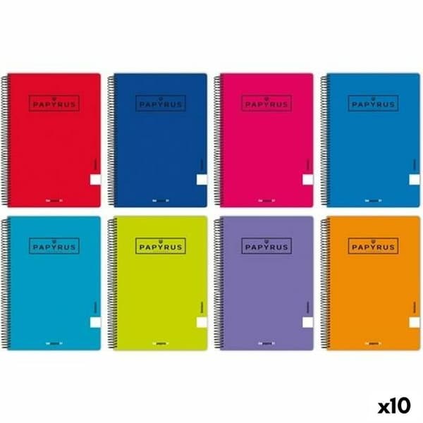 Notesbog Papyrus 01-Uniclasic Din A4 80 Ark (10 enheder)