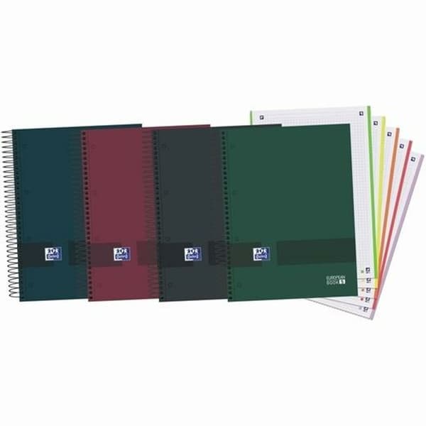 Notesbog Oxford Europeanbook 5 & You Multifarvet A5 120 Ark (5 enheder)