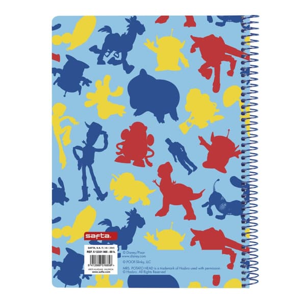 Notesbog Toy Story Ready to play Lyseblå 80 Ark A5