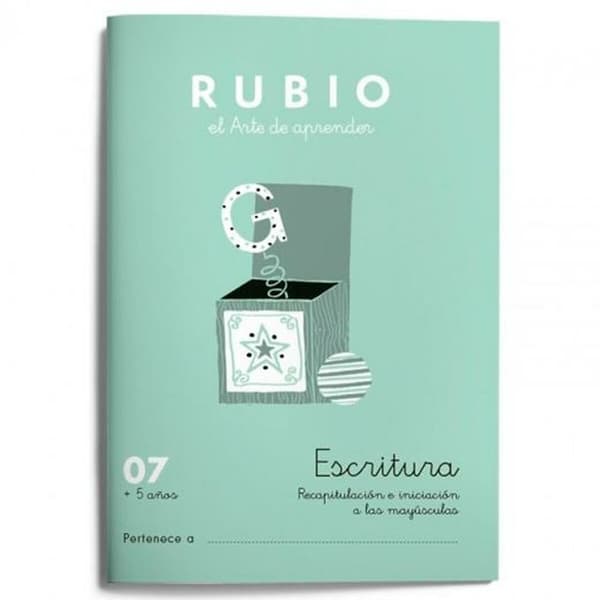 Writing and calligraphy notebook Rubio Nº07 A5 Spansk 20 Ark (10 enheder)