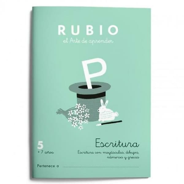 Writing and calligraphy notebook Rubio Nº05 A5 Spansk 20 Ark (10 enheder)
