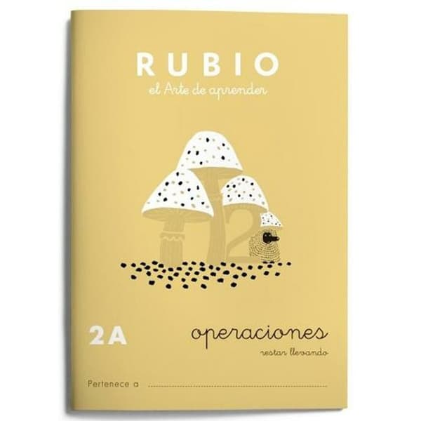 Matematikhæfte Rubio Nº2A A5 Spansk 20 Ark (10 enheder)