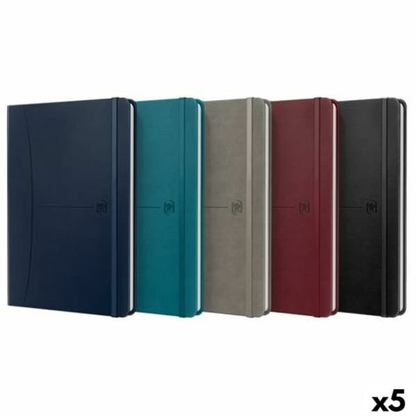 Notesbog Oxford Linjer 80 Ark A5 (5 enheder)