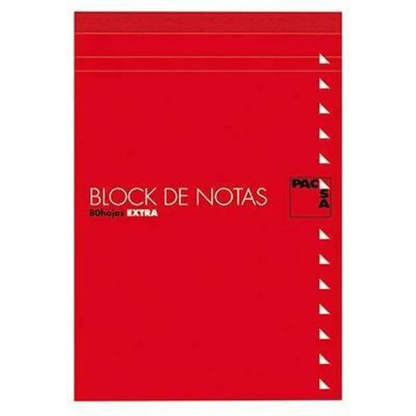 Notesblokken Pacsa 1/4" 80 Ark Trykt gitter 4 mm 10 Dele