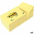 Miniatyrbillede 1 af 2: Notesblokken Post-it 38 x 51 mm Gul (15 enheder)