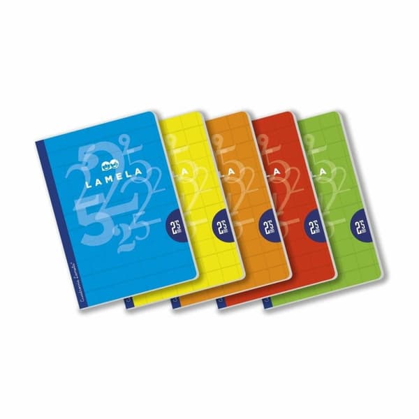 Notesbog Lamela Multifarvet A4 5 Dele