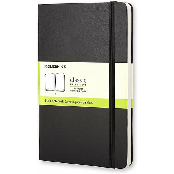 Notesbog Moleskine Classic Sort A5 13 x 21 cm