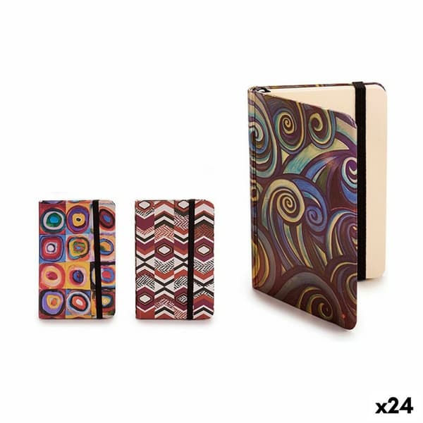 Notesblokken B7 Former 100 Ark 9 x 1 x 14 cm (24 enheder)