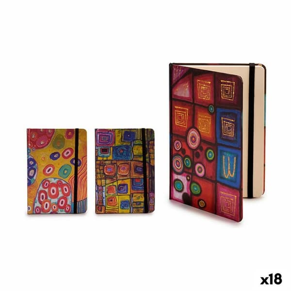 Notesblokken B6 Rammer 100 Ark 12,5 x 1,3 x 17,5 cm (18 enheder)