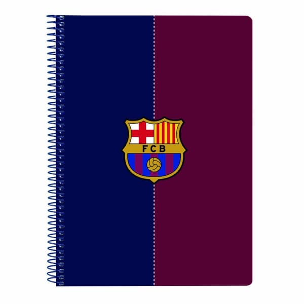 Notesbog F.C. Barcelona Rød Marineblå A5 80 Ark