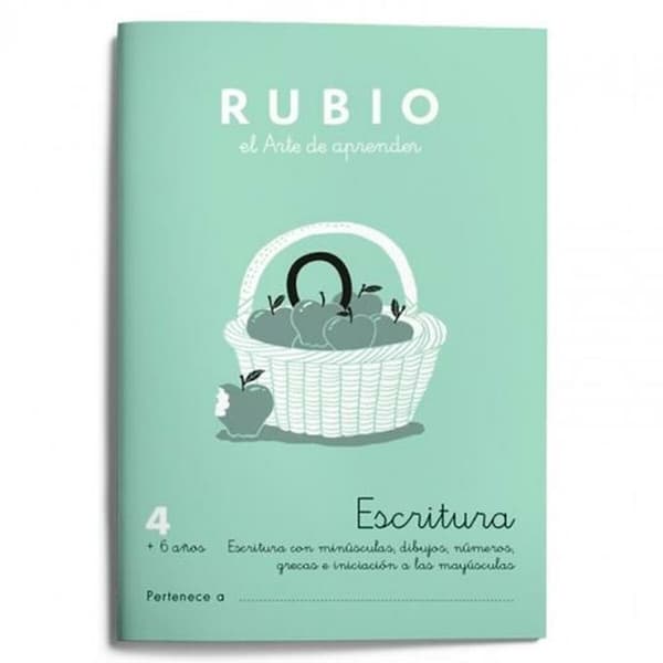 Writing and calligraphy notebook Rubio Nº 4 A5 Spansk 20 Ark (10 enheder)