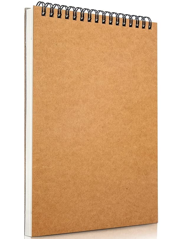 INF Profesjonell kunstskissebok med 30 ark A5