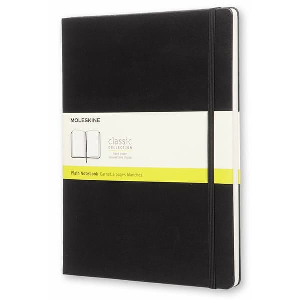Notesbog Moleskine Classic Sort 19 x 25 cm