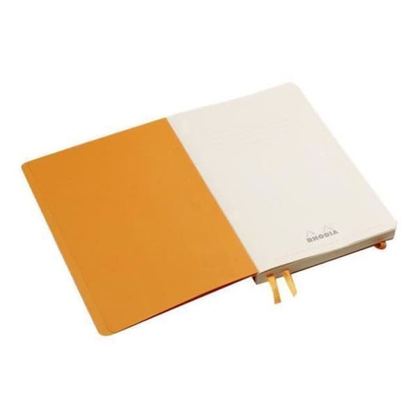 Anteckningsbok - RHODIA - Rhodiarama Goalbook A5 - 120 blad - Sapphireblå omslag - Små rutor