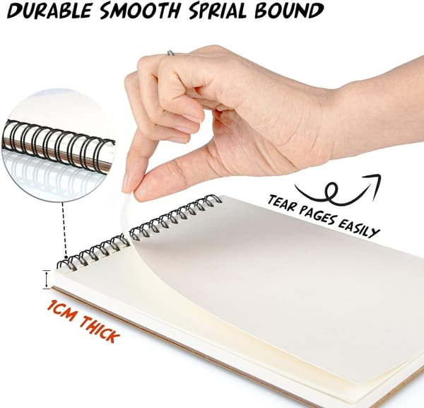 INF Professionell Skissbok - 30 Ark Brun A5