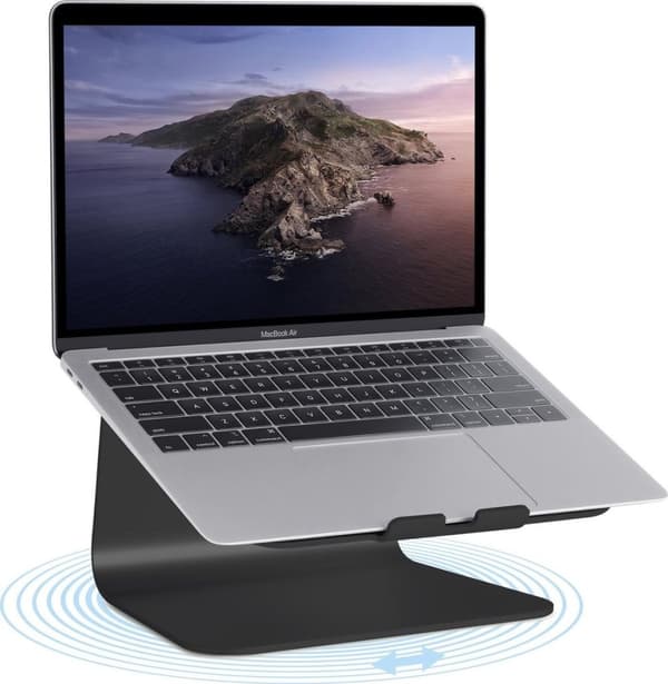 Rain Design mStand 360 - Roterbart stativ Lämplig för MacBook - MacBook Pro - Laptop - Svart