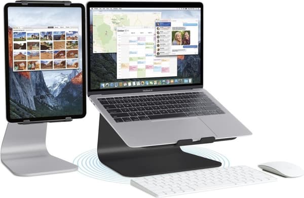 Rain Design mStand 360 - Roterbart stativ Lämplig för MacBook - MacBook Pro - Laptop - Svart