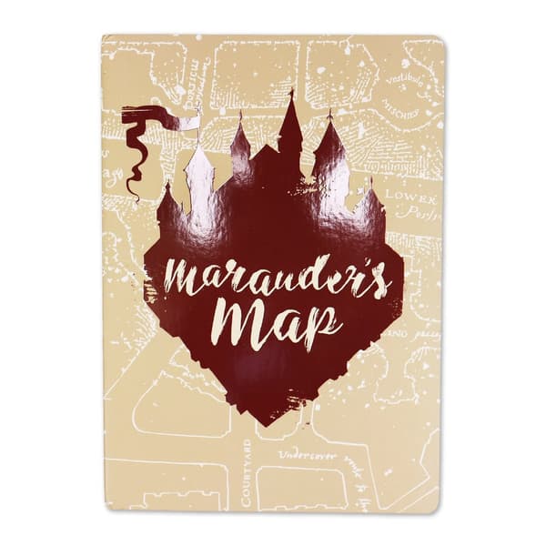 Harry Potter - A5 mjuk anteckningsbok Marauder's Map
