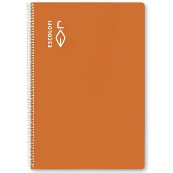 Notesbog ESCOLOFI Orange Din A4 50 Ark (5 enheder)