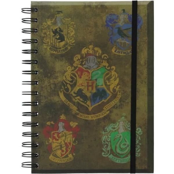 A5-anteckningsbok - Harry Potter - Hogwarts-tryck - Blandat - Barn - 14,8 x 21 cm