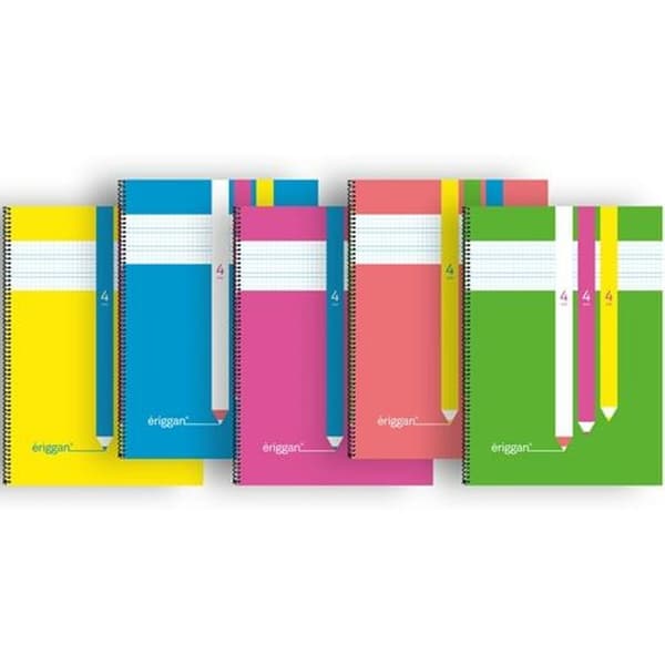 Notesbog Eriggan Din A4 80 Ark (5 enheder)