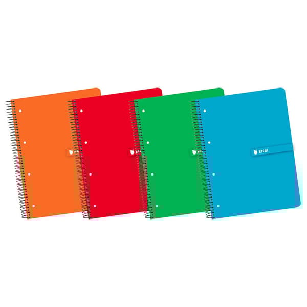 Enri En 4+160 5x5 Assorted 5x5 Assorted Notesbog Flerfarvet