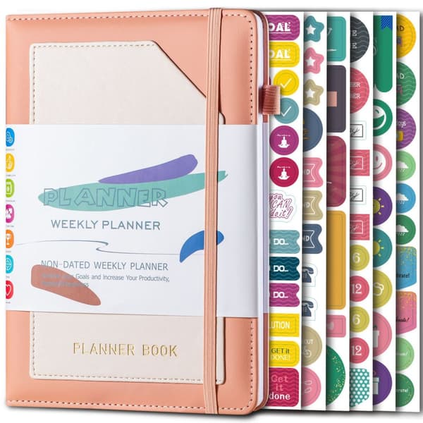 INF Ukeplanlegger, daglig planlegger, arrangørnotatbok, produktivitetsjournal