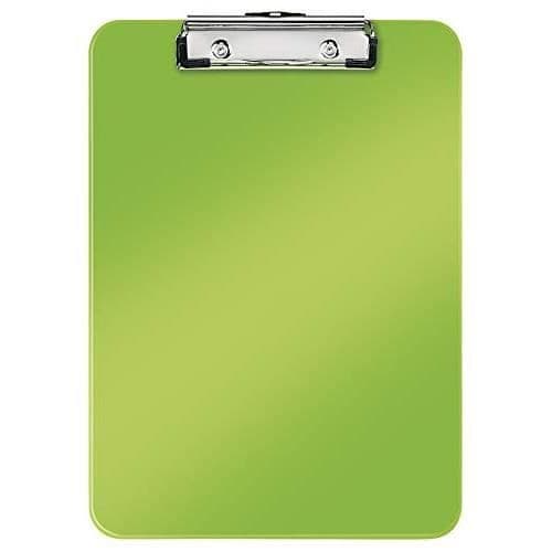 LEITZ KLIPPHÅLLARE A4, STYV PLAST, WOW, GRÖN, 39710054