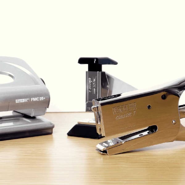 Rapid Stapler Stainless K1 Hopeinen