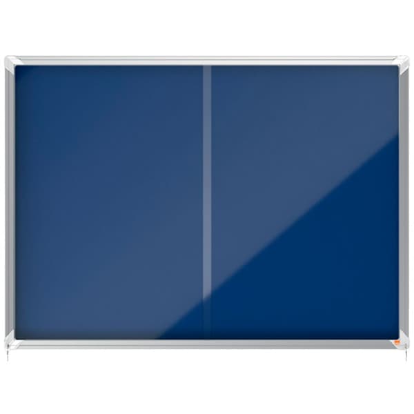 Nobo Premium Plus 18xa4 Interior Interior Vitrine Filt Overflade Med Skydedør Transparent