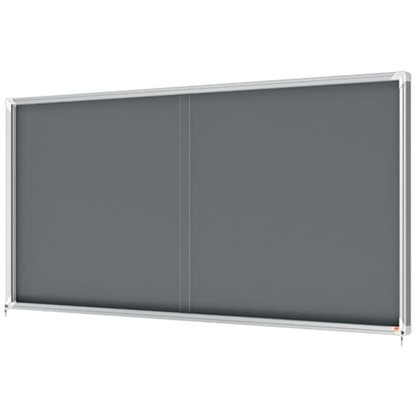 Nobo Premium Plus 27xa4 Interior Interior Vitrine Filt Overflade Med Skydedør Transparent