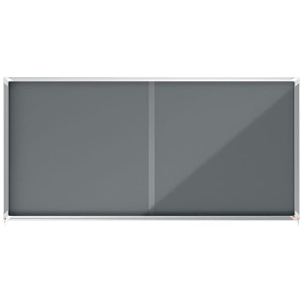 Nobo Premium Plus 27xa4 Interior Interior Vitrine Filt Overflade Med Skydedør Transparent