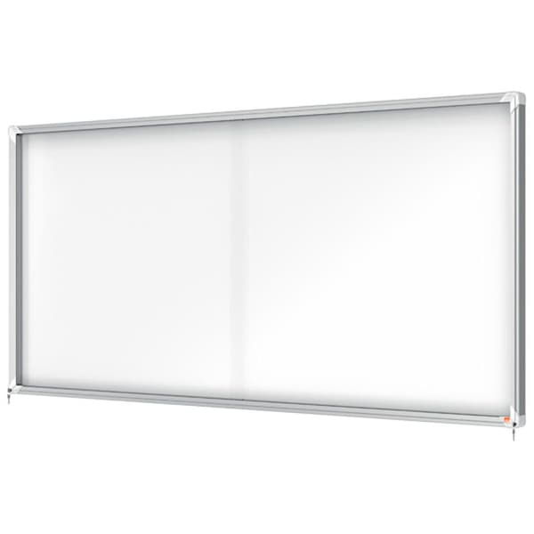 Nobo Premium Plus 27xa4 Interior Magneettinen Valkoinen Pinta Interior Esittelykotelo Liukuovella Kirkas