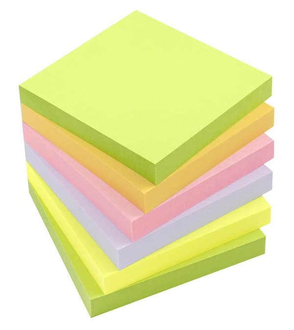 Notes LYRECO prem 75x75mm spring 6/fp