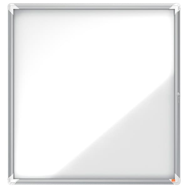 Nobo Ark Udvendig Vitrine Magnetisk Hvid Baggrund Premium Plus 12xa4