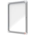 Miniatyrbillede 2 af 4: Nobo Ark Udvendig Vitrine Magnetisk Hvid Baggrund Premium Plus 4xa4